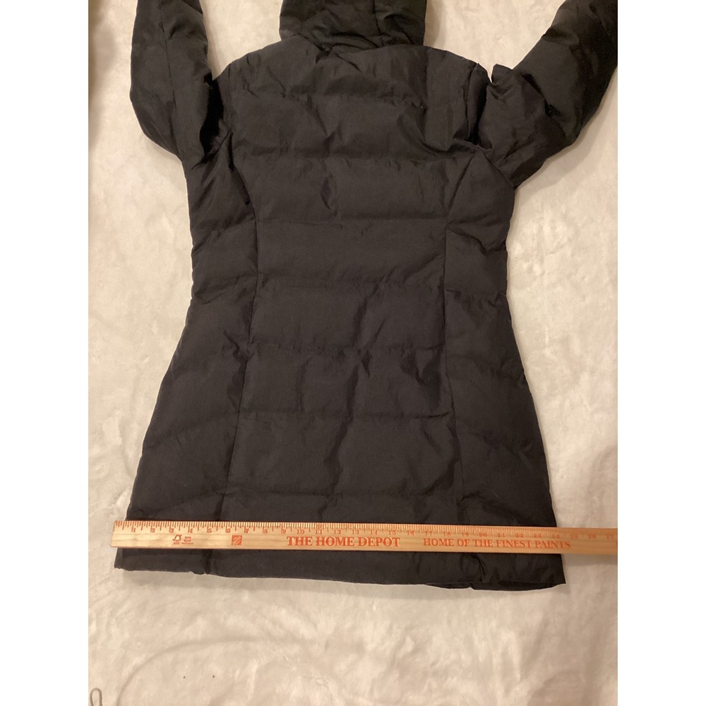 The North Face Womens Black Quilted Long Puffer Parka Hooded Jacket 3XL - Picture 12 of 12